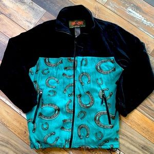 Western Zip Up Fleece jacket!
